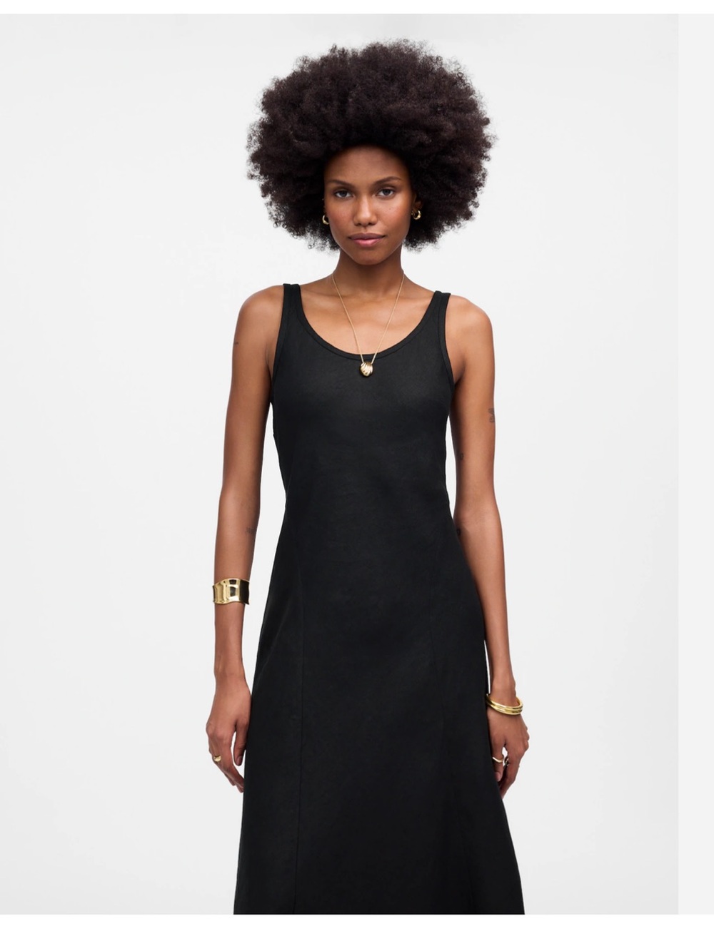 NWT Madewell 100% Linen Dress - Picture 5 of 9